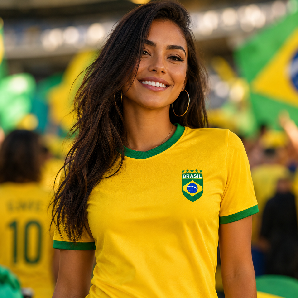 Camisa Brasil Copa 2026 Com Seu Nome - Algodão Unissex Torcida Patriota Brasil